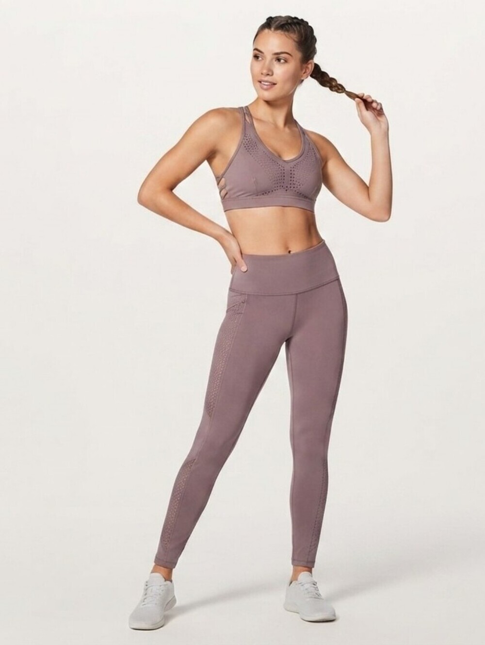 Victoria's Secret Set Sport Taupe Seamless Leggings and Bra